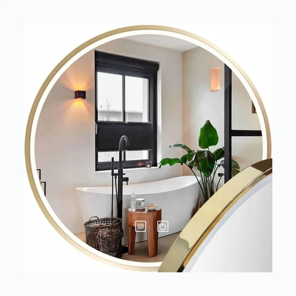 Настенное LED-зеркало 80cm MMJ Gold (HOM-02503)