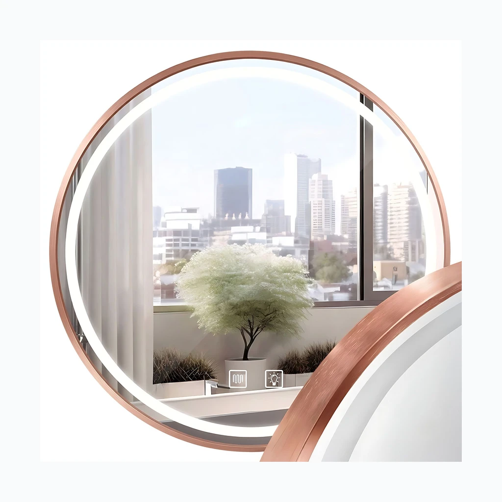 LED seinapeegel 90cm MMJ BRUSH COPPER (HOM-05494)