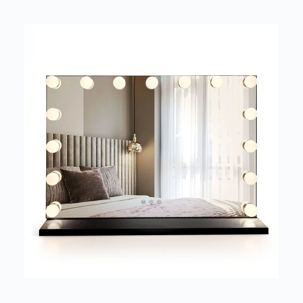 LED seinapeegel HOLLYWOOD Black (HOM-12011)