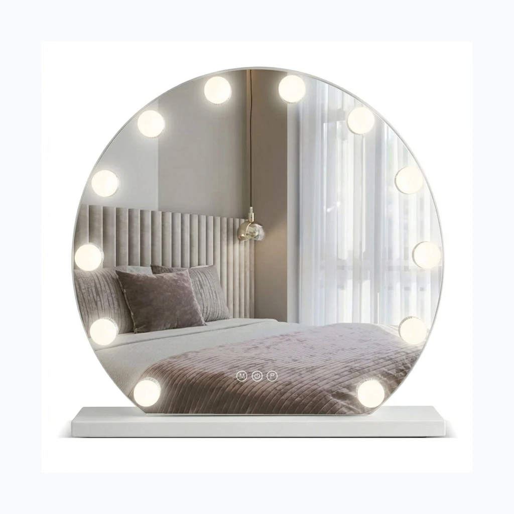 LED seinapeegel HOLLYWOOD White 50 cm (HOM-12016)