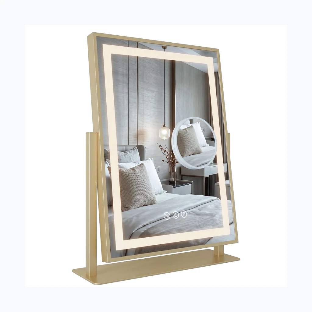 LED seinapeegel LUMI L.Gold 30x40cm (HOM-01802)