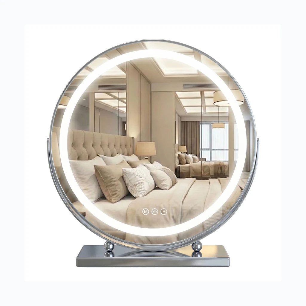 LED seinapeegel MAKE-UP Chrome 50 cm (HOM-10910)