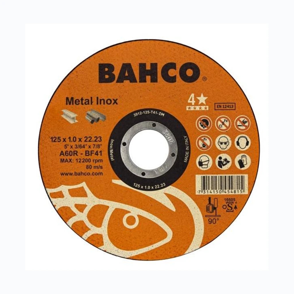 Bahco Lõikeketas A60R 125×1,0x22,23mm T41 (70-B3912125)