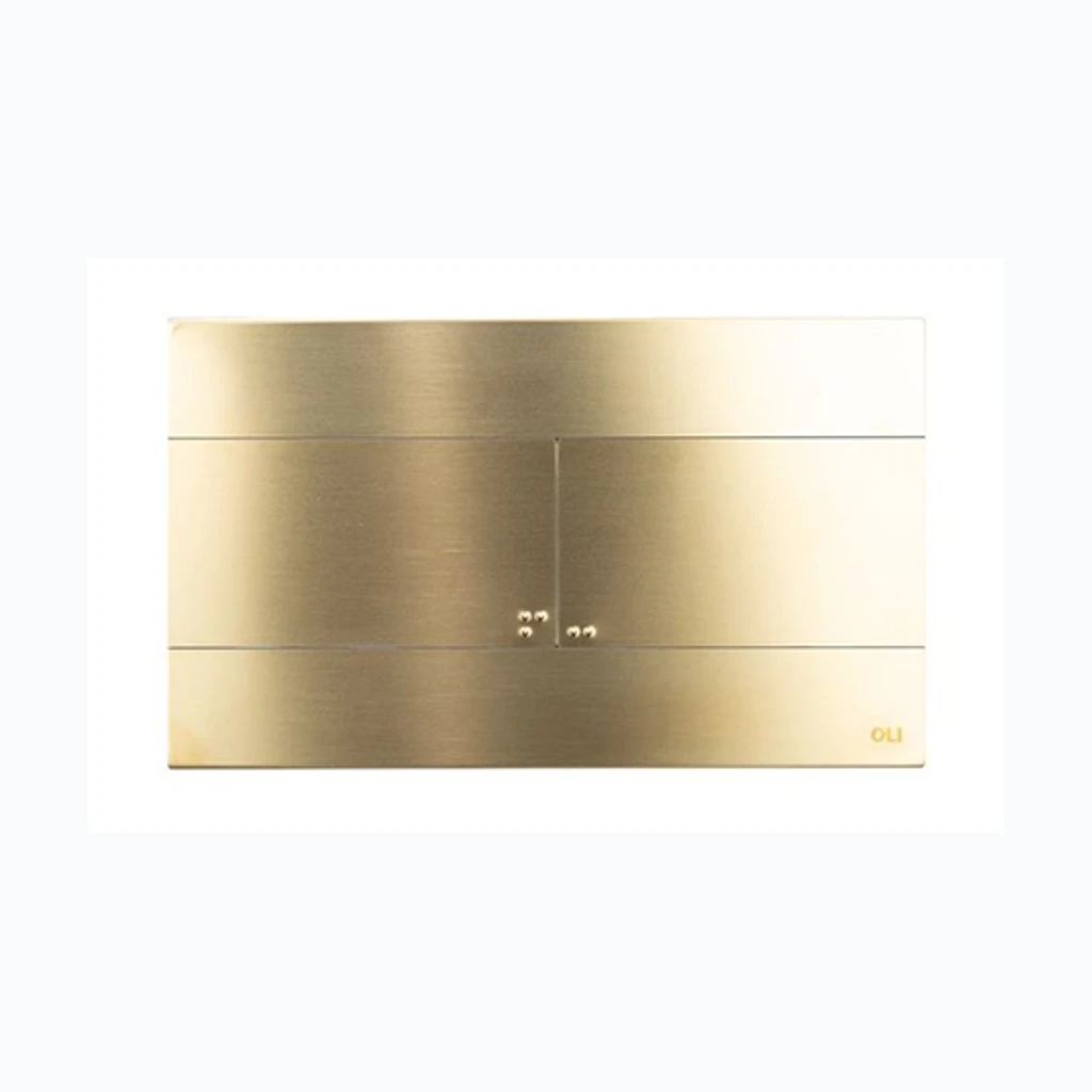 Клавиша смыва mehaaniline SLIM INOX Золото OLI (Nordline) (1311742)
