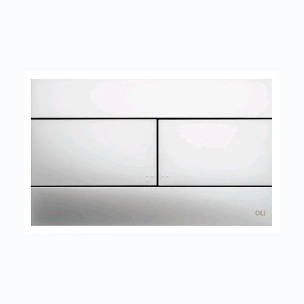 Loputusnupp mehaaniline SLIM Valge OLI (Nordline) (131176)