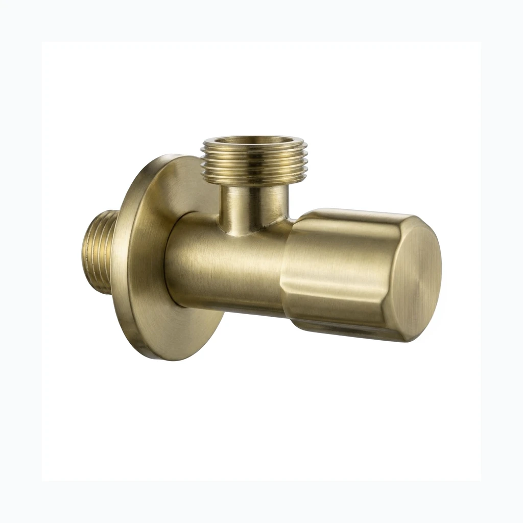 Nurgaventiil 02 1/2" x 3/4" Brush Gold (REA-03608)