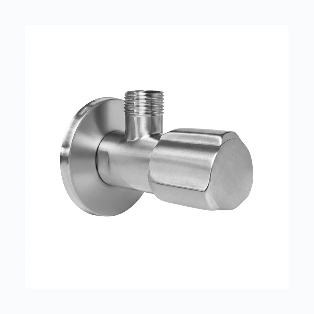 Nurgaventiil 02 1/2" x 3/8" Brush Nickel (REA-03615)