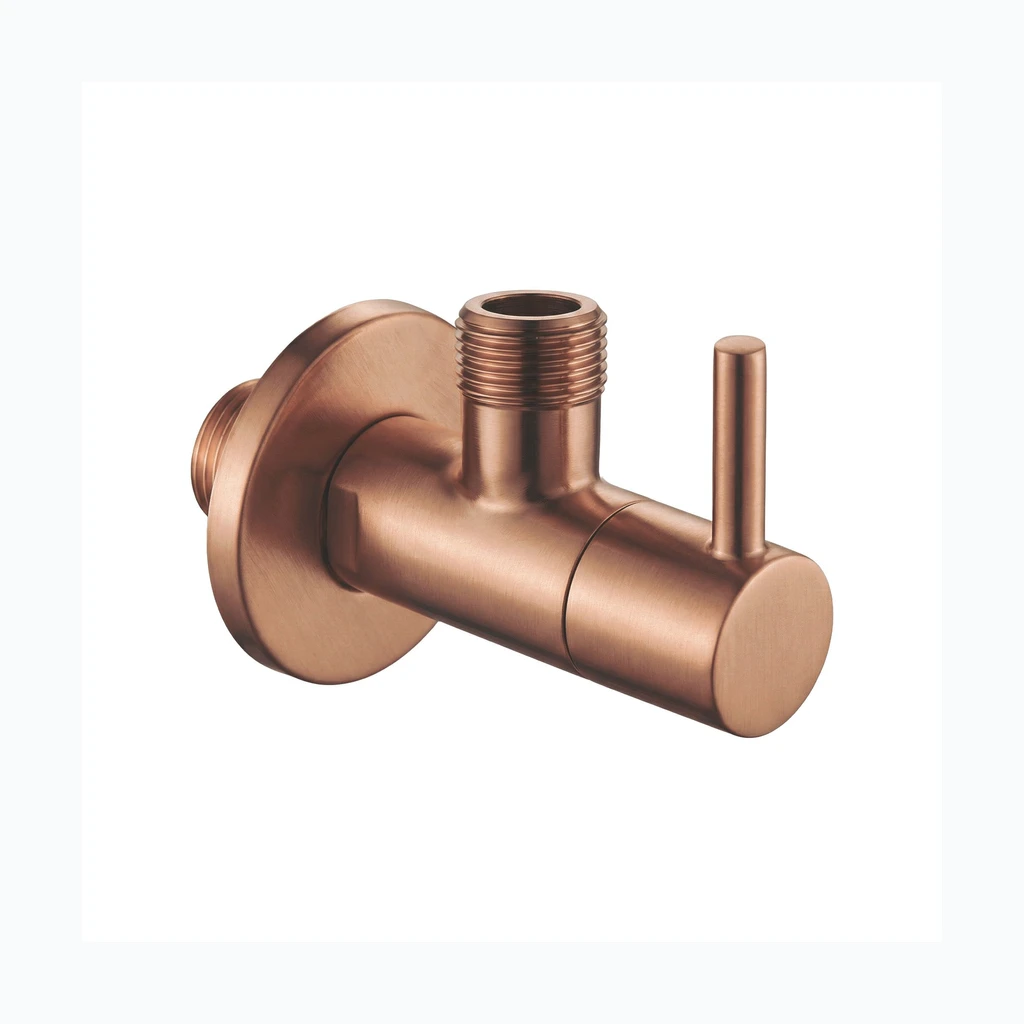 Nurgaventiil 1/2" x 3/8" шлифованная медь (REA-03605)