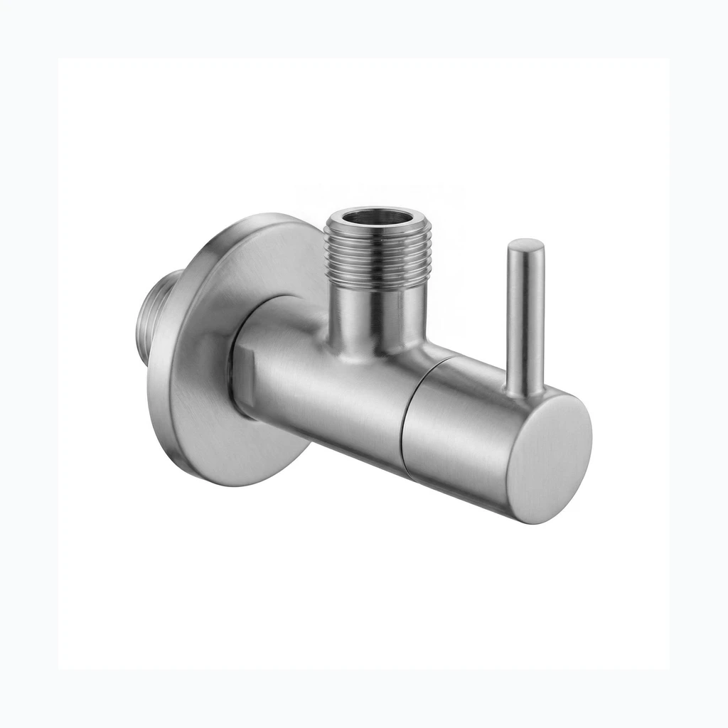 Nurgaventiil 1/2" x 3/8" Brush Nickel (REA-03607)