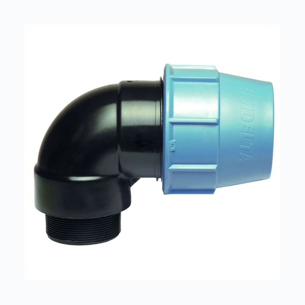 Unidelta Угол 90° с наружной резьбой 25×1/2″, пластиковый (19-3183)