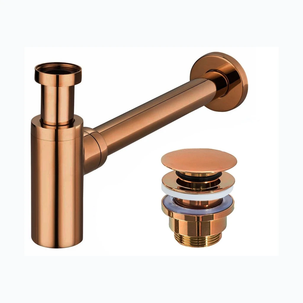 Pesemisbasseini sifoon Klik-Klak Universal Rea Copper (REA-A5697)