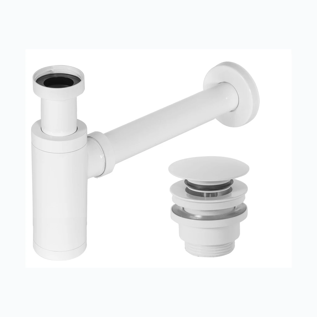 Pesemisbasseini sifoon Klik-Klak Universal Rea White (REA-A6952)