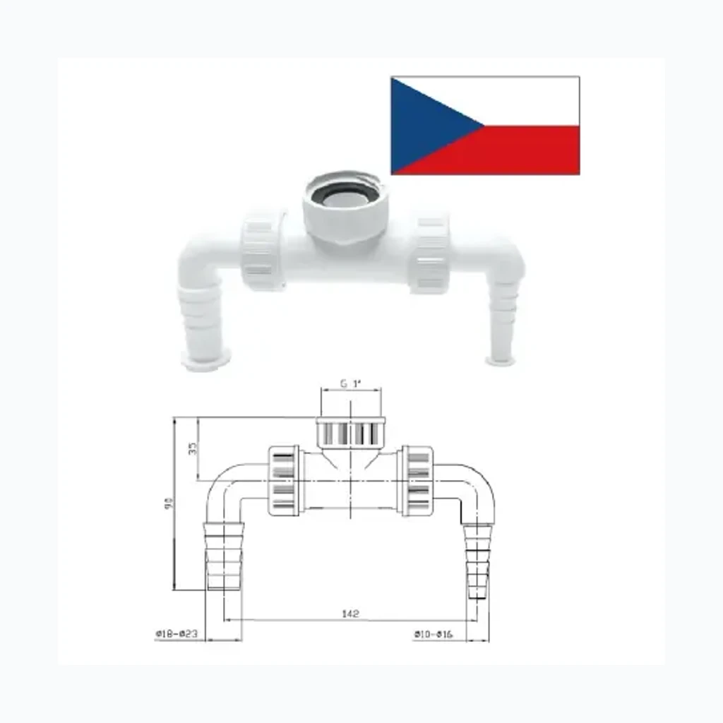 Сифон для стир.маш.10-16/18-23 EPT4300, DN32 IV (6850047)