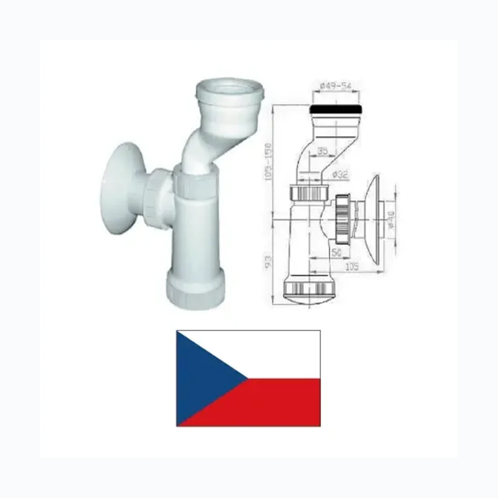 Pissuaari sifoon DN40 ESO0341, DN40 (6850042)