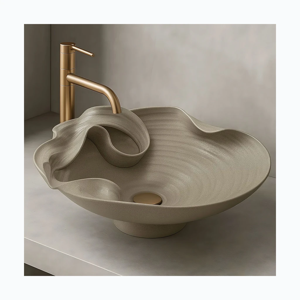 Pjedestaaliga pesemisbassein REA HM-12 Handmade ART (REA-U6328)