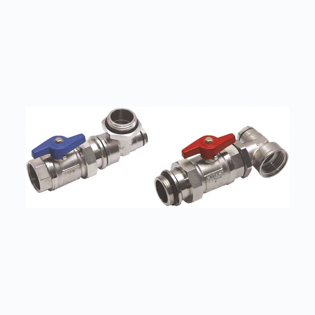 KAN-therm тёплого пола Шаровой кран 1″ угол (20-183007)