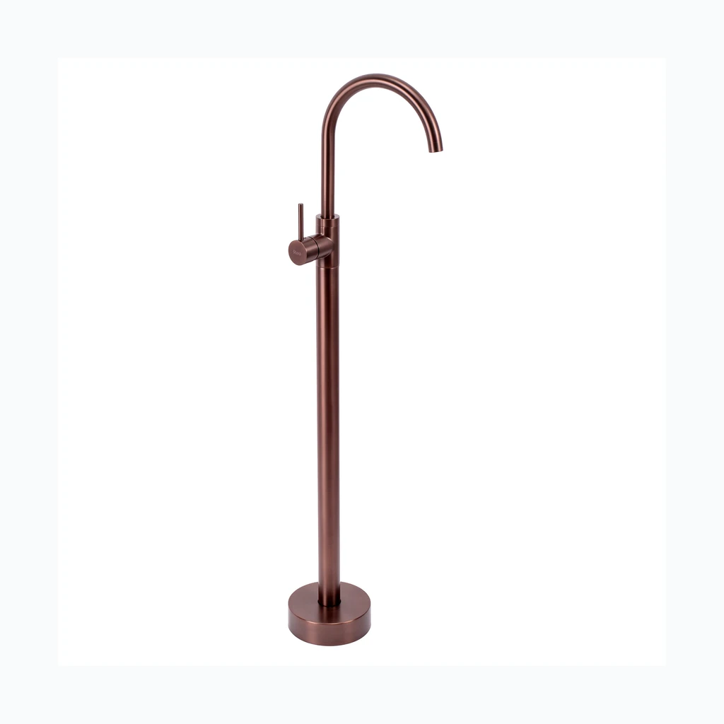 Põrandale Paigaldatav Valamusegisti Rea Lungo Brush Brown (REA-B9766)