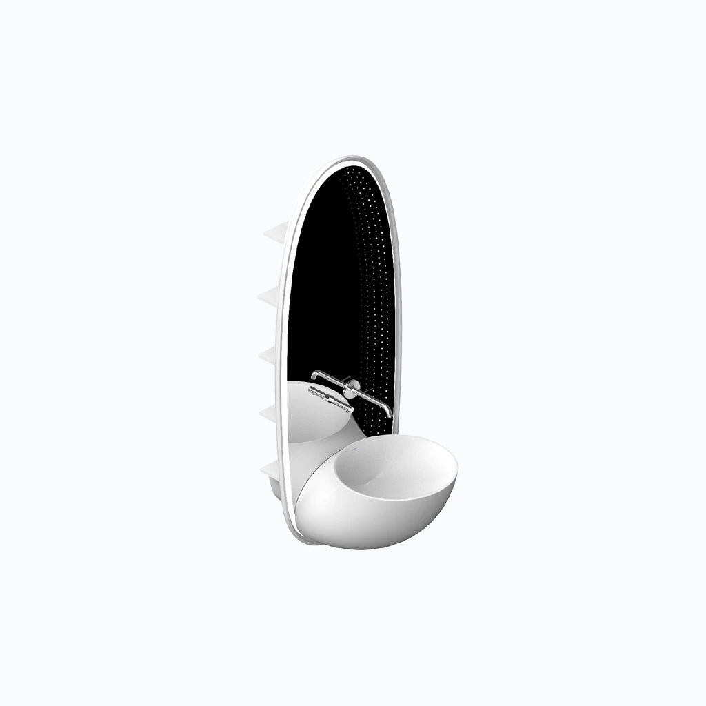 Eumar Infinity vannitoapeegel Portal wb O1 with wall shelf (484-1707-02)