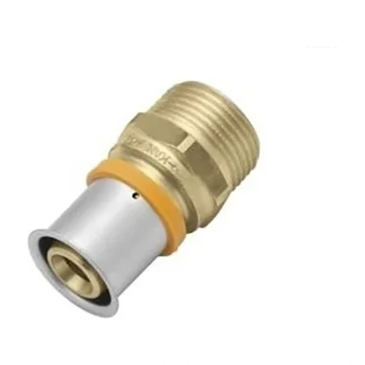 Пресс-переходник KAN-therm UltraPRESS 25 мм × 1/2" наружная резьба (латунь)
