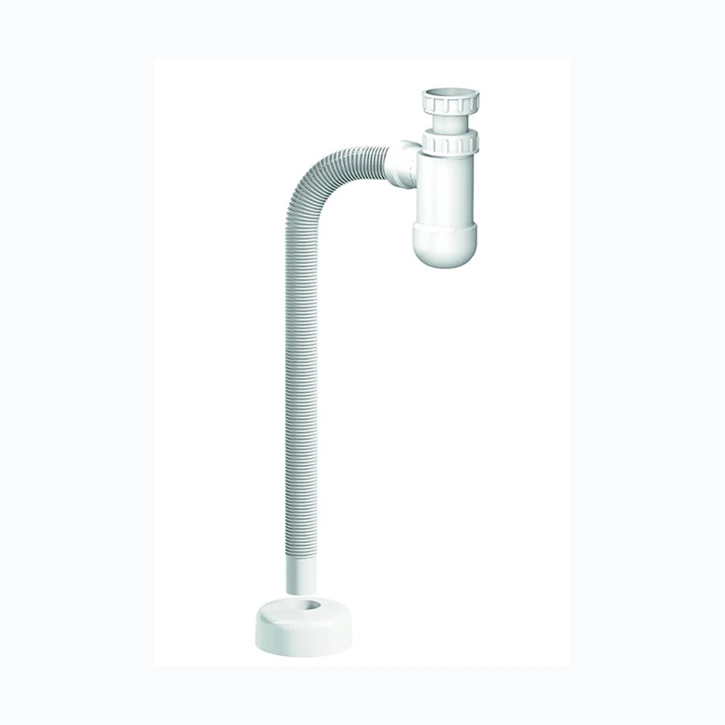Pudelisifoon PRELOC 220 1 1/4" Ø32mm. Kofreeritud toruga + Rosett (Nordline) (33127)