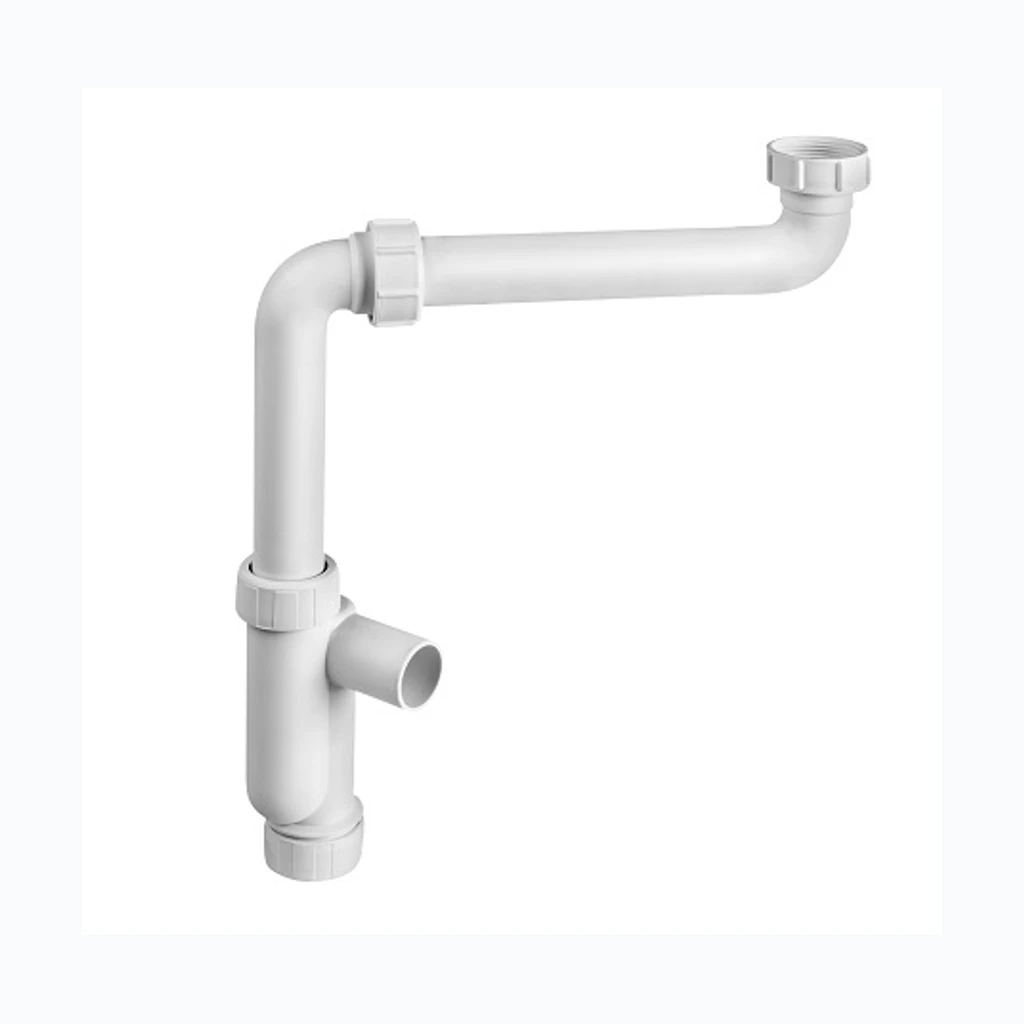 Pudelsifoon 1 1/4" -Ø32, plastik, valge McAlpine (Nordline) (33091)