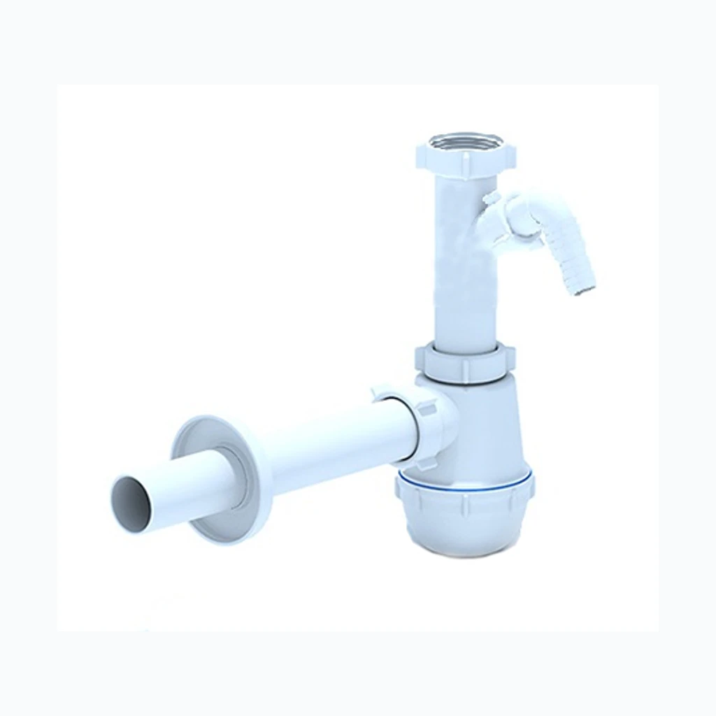 Pudelsifoon Кухонная мойкаle 1 1/2" x Ø40/50 pesumasina ühendusega (Nordline) (33040)