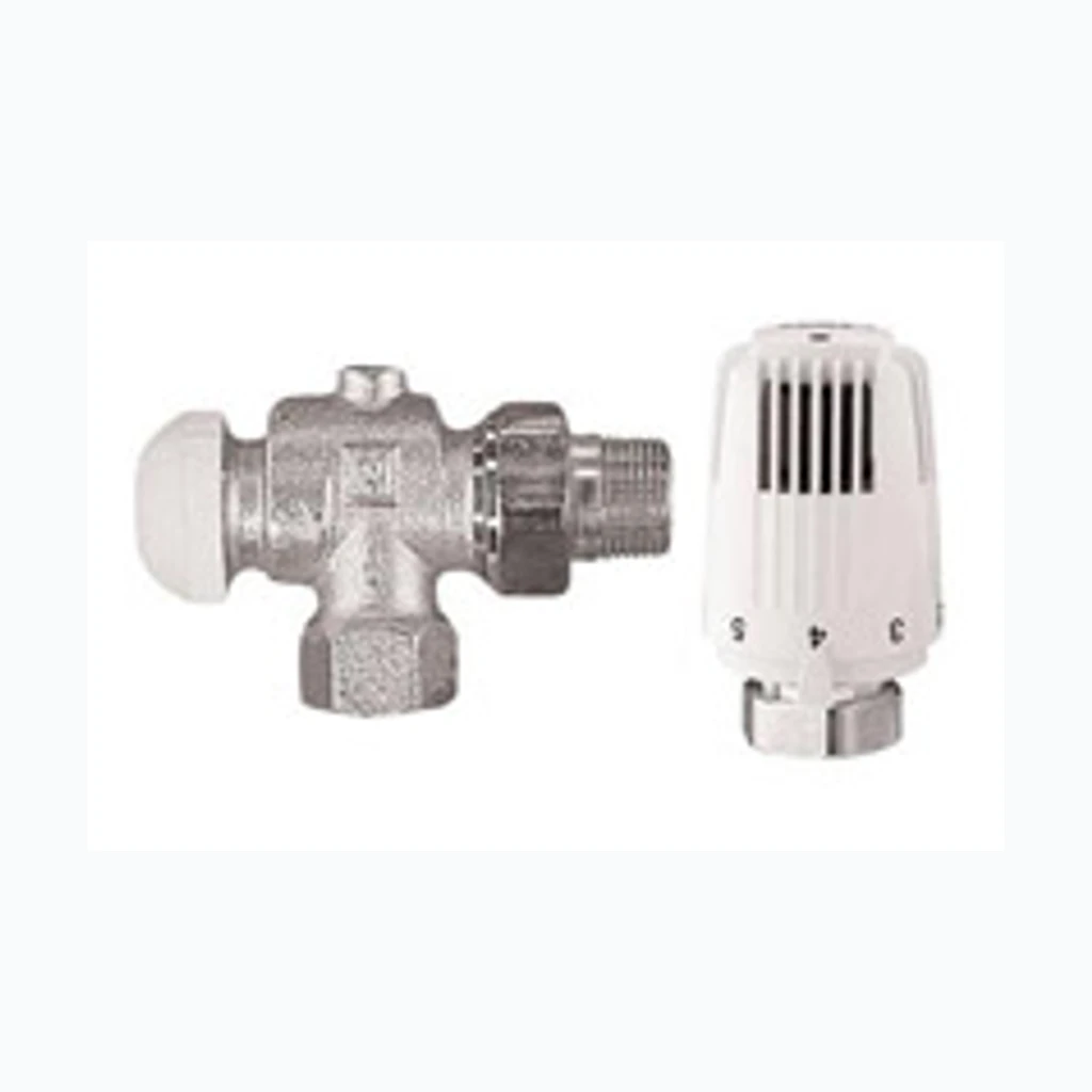 Radiaatorventiili komplekt 1/2" horisontaalnurk, KVS 1,1M³/T HERZ (Nordline) (590702)
