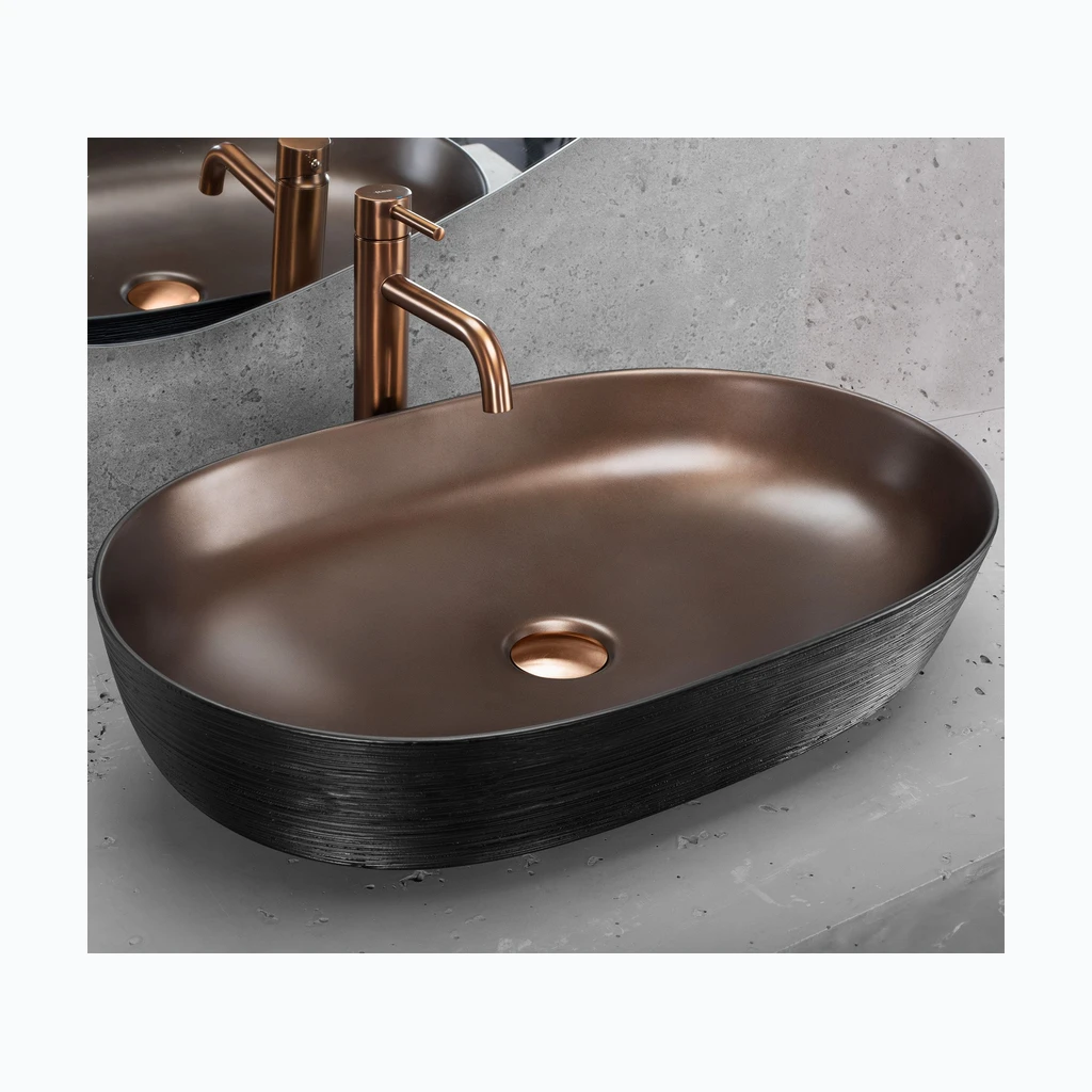 Rea Cleo 61 Copper Bush / чёрный töölaua раковина (REA-U6383)