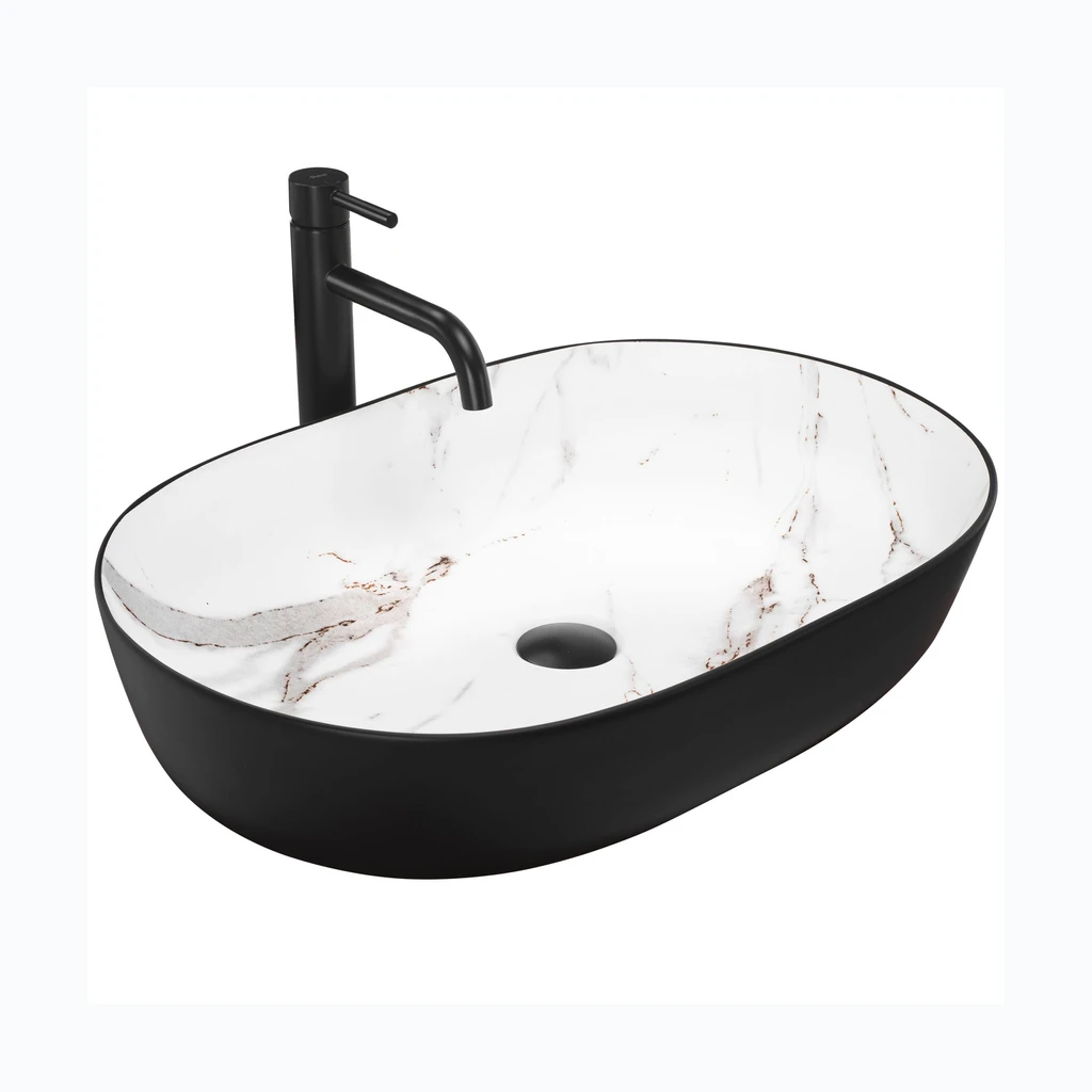 Rea CLEO BLACK AIAX MATT tööpinna valamu (REA-U6625)