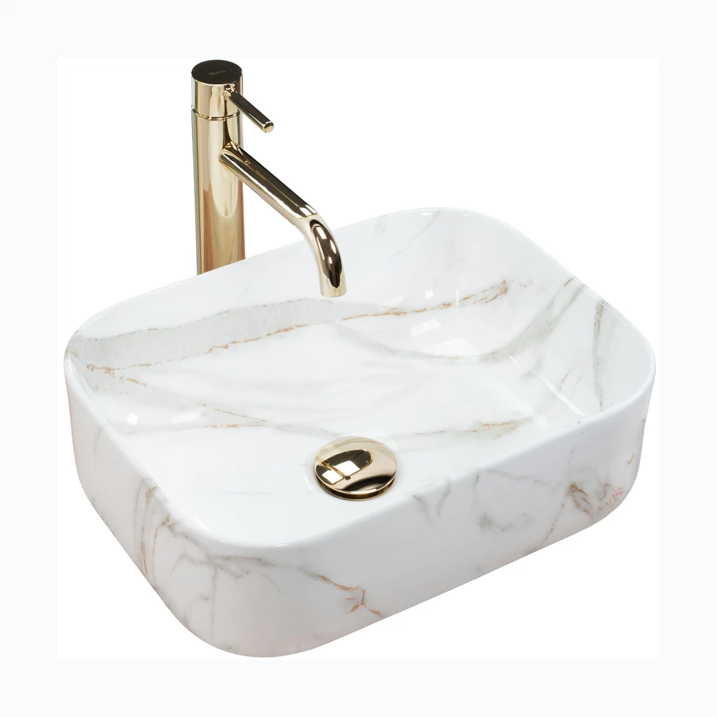Rea Demi Mini Aiax Shiny countertop valamu (REA-U5065)