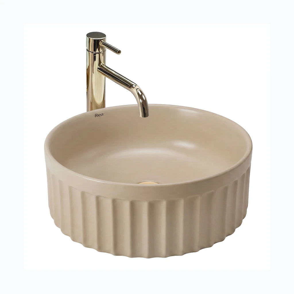 Rea DUO lauapealne kraanikauss Caffe Latte Matt (REA-U3603)