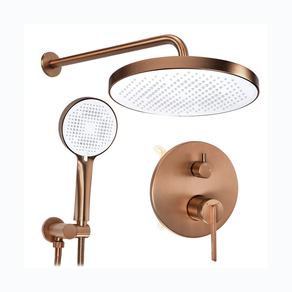 Rea Grace varjatud dušikomplekt Brush Copper + BOX (REA-P4408)