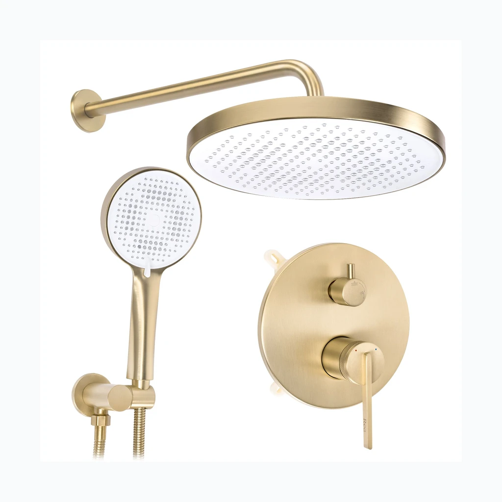 Rea Grace varjatud dušikomplekt Brush Gold + BOX (REA-P4405)