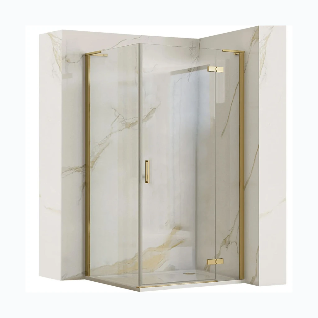 REA Hugo dušikabiin 100x80 Gold Brushed (KPL-K8415)