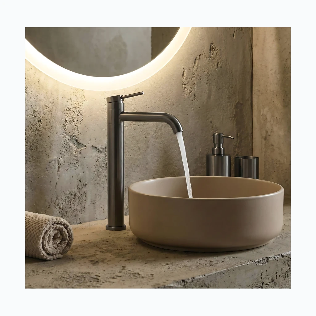 REA LUNGIS Vannitoa segisti Gun Grey Super High (REA-B6102)
