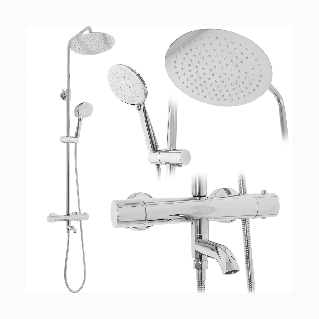 Rea Lungo Chrome'i dušikomplekt koos termostaadiga (REA-P6607)