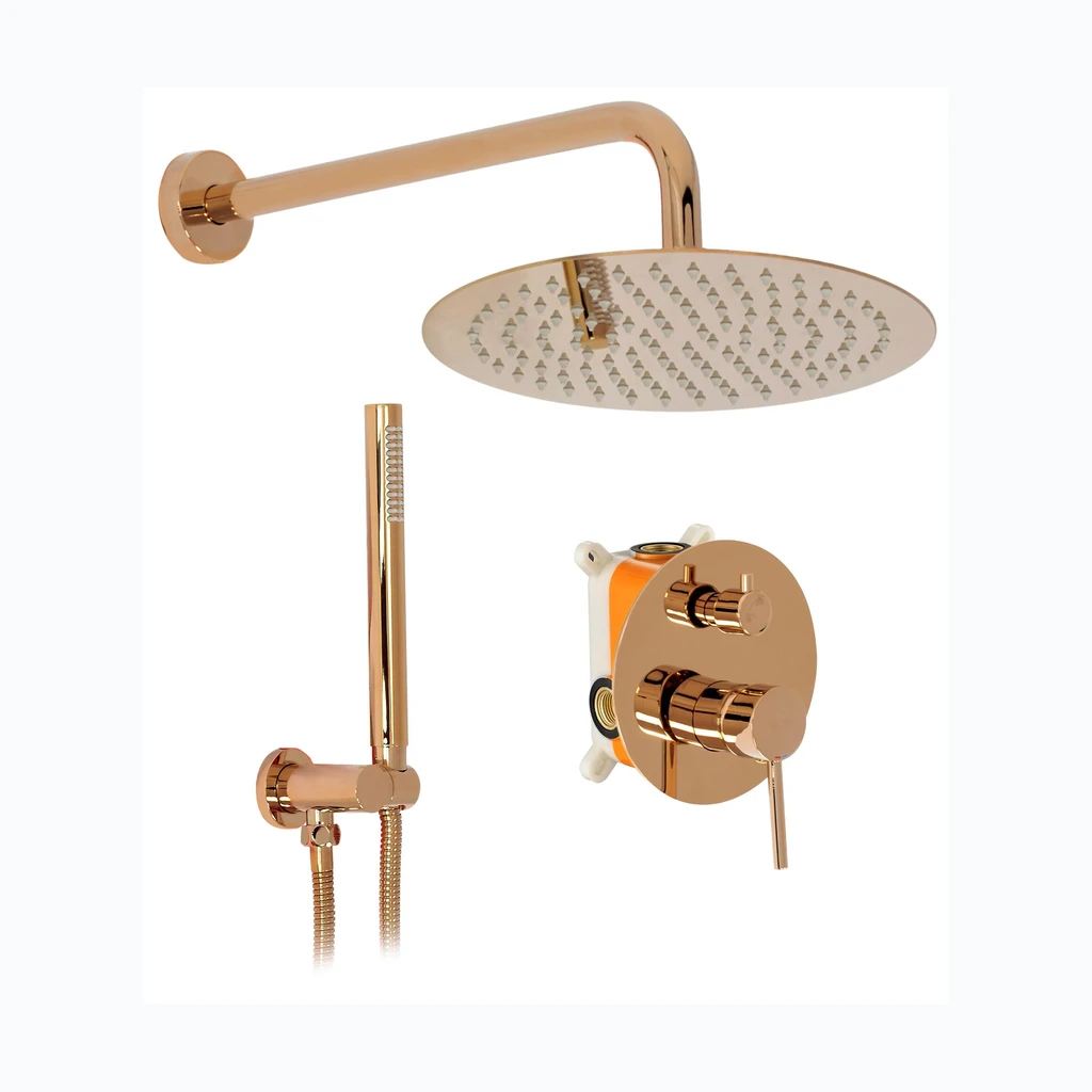 Rea Lungo Copper peidetud paigaldusdushikomplekt + BOX (REA-P7999)