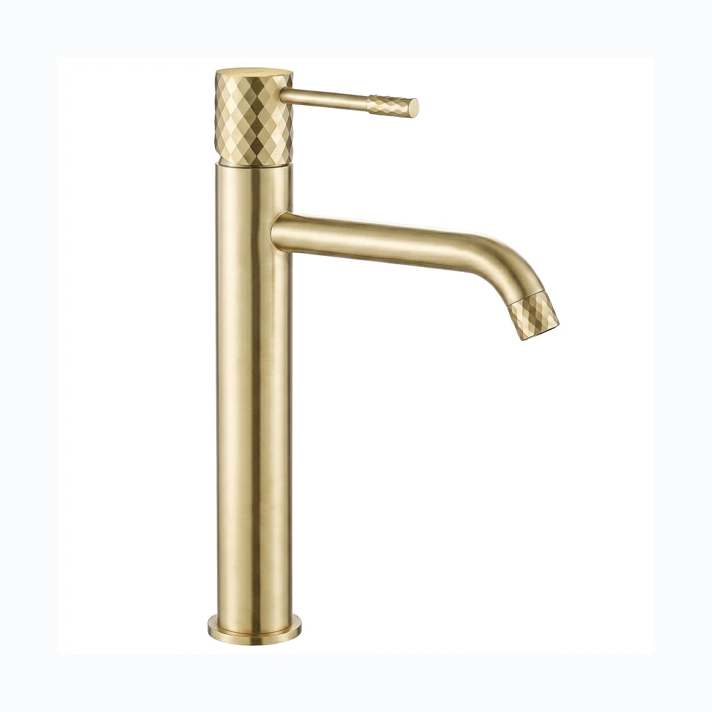 Rea Lungo Diamond Brush Gold High Basin segisti (REA-B9845)