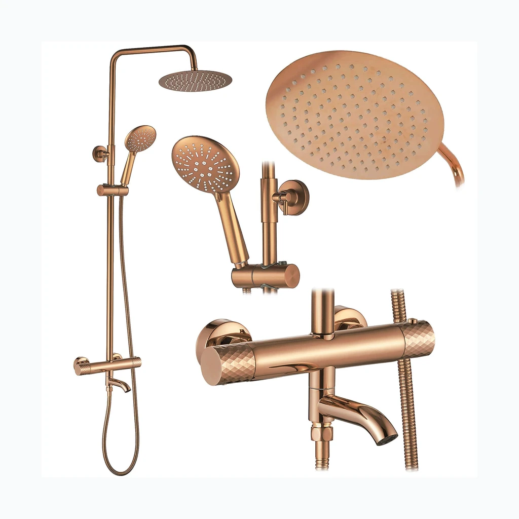 Rea Lungo Diamond Copper'i dušikomplekt koos termostaadiga (REA-P3300)