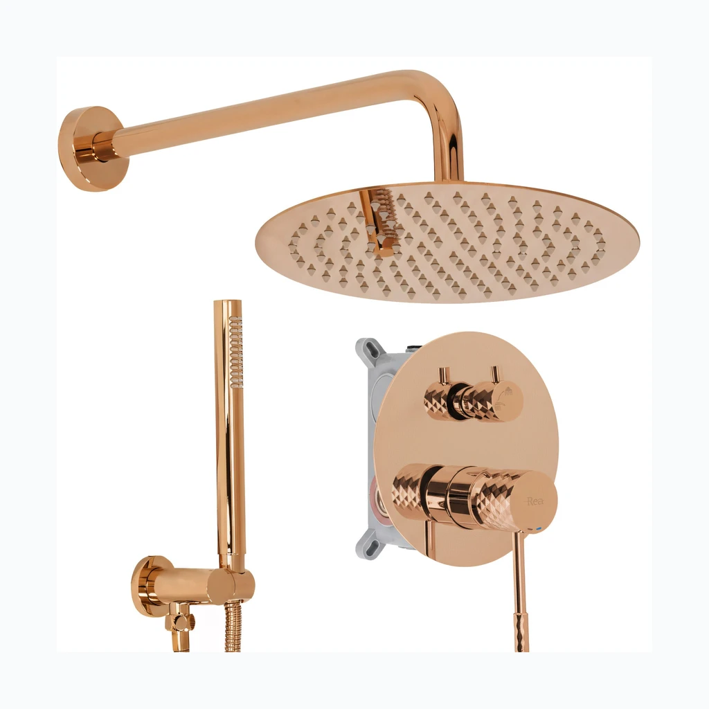Rea Lungo Diamond varjatud dušikomplekt Copper + BOX (REA-P5657)