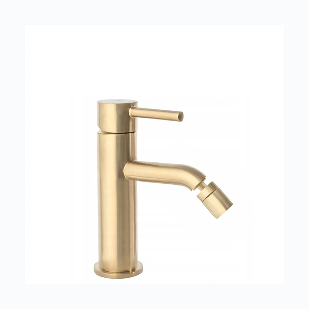 Rea Lungo Gold Смеситель для биде Brush (REA-B4702)