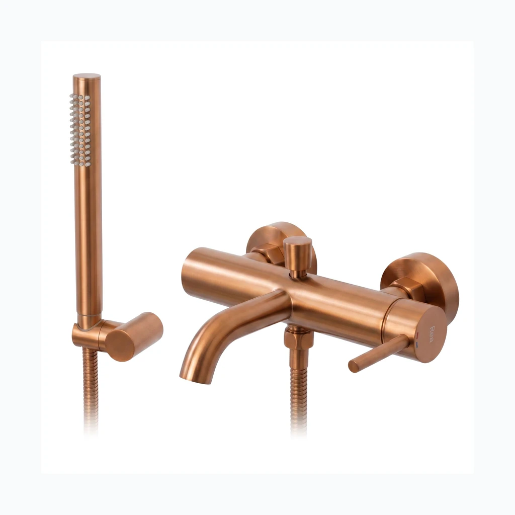 Rea Lungo Смеситель для ванны Copper Brush (REA-B1115)