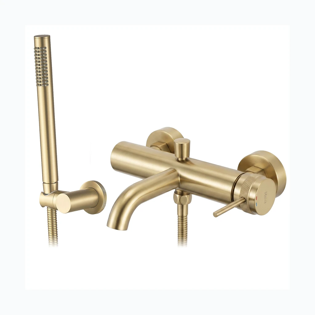 Rea Lungo vannisegisti Grip Brush Gold (REA-B6398)