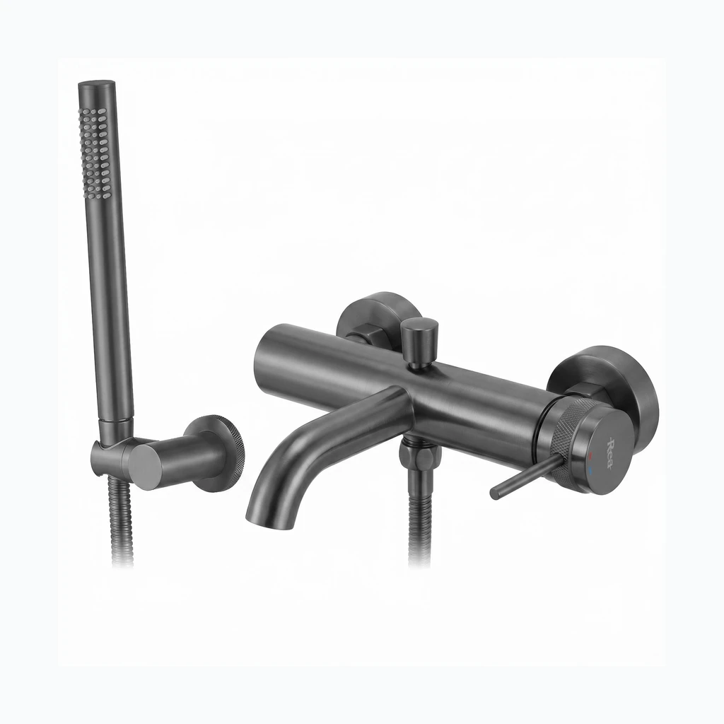 Rea Lungo Смеситель для ванны Grip Titan (REA-B2352)