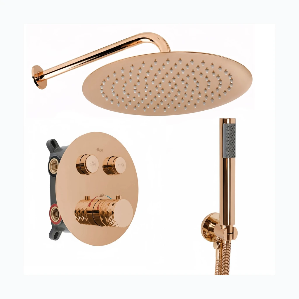 Rea Lungo varjatud dušikomplekt Copper + BOX (REA-P6968)