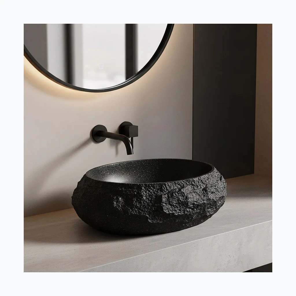 Rea Mika Black lauapealne kraanikauss (REA-U4333)