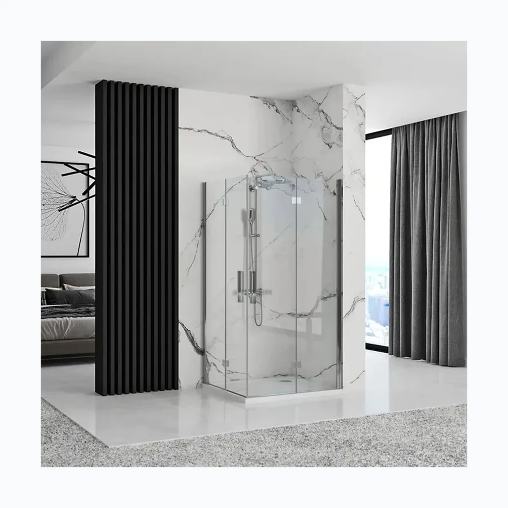 Rea Molière хром Double Душевая кабина 90x90 (KPL-K6372)