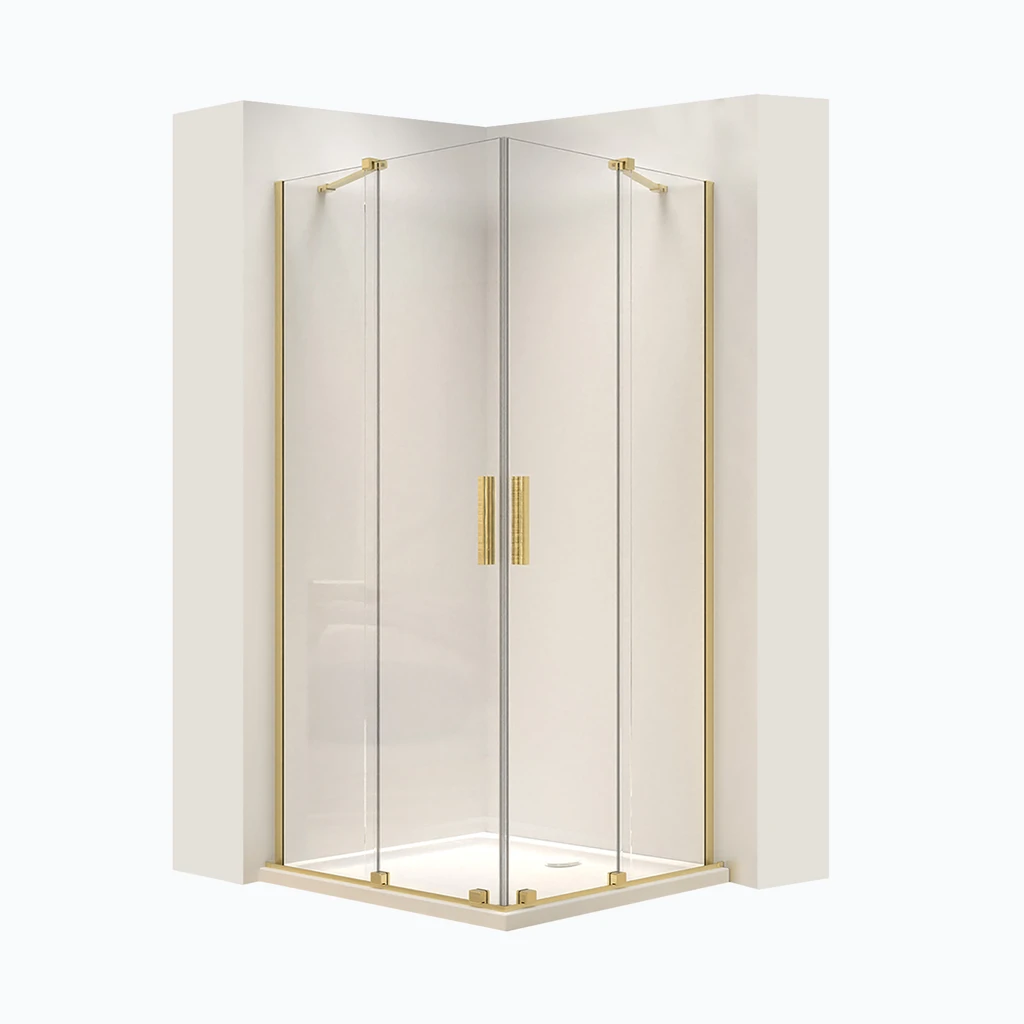 REA Montana Double Gold Brush 80x80 Душевая кабина (REA-K6695)