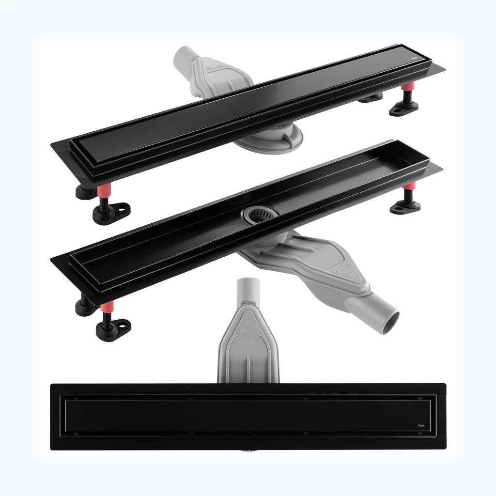 REA Neox Superflow Linear Drain чёрный 60 (REA-G7805)