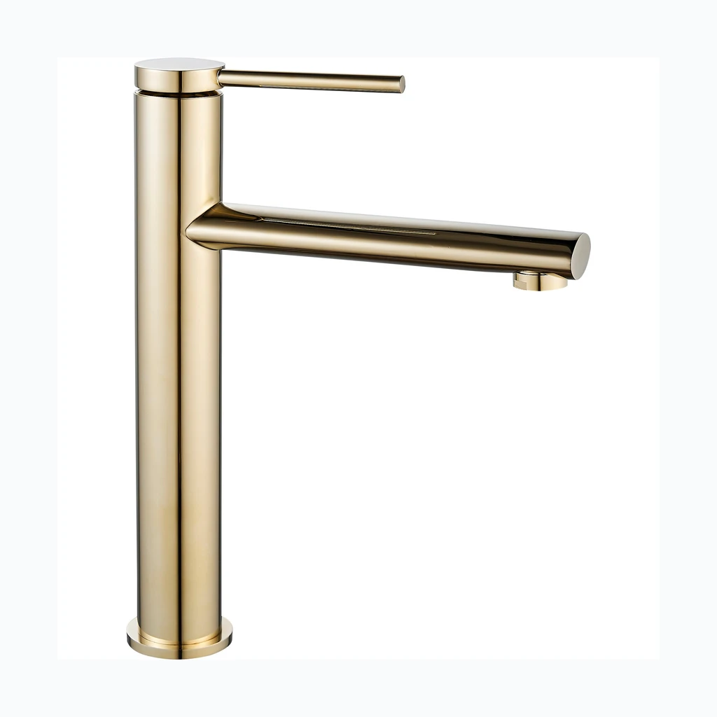 REA OVAL Смеситель для раковины Gold High (REA-B6513)